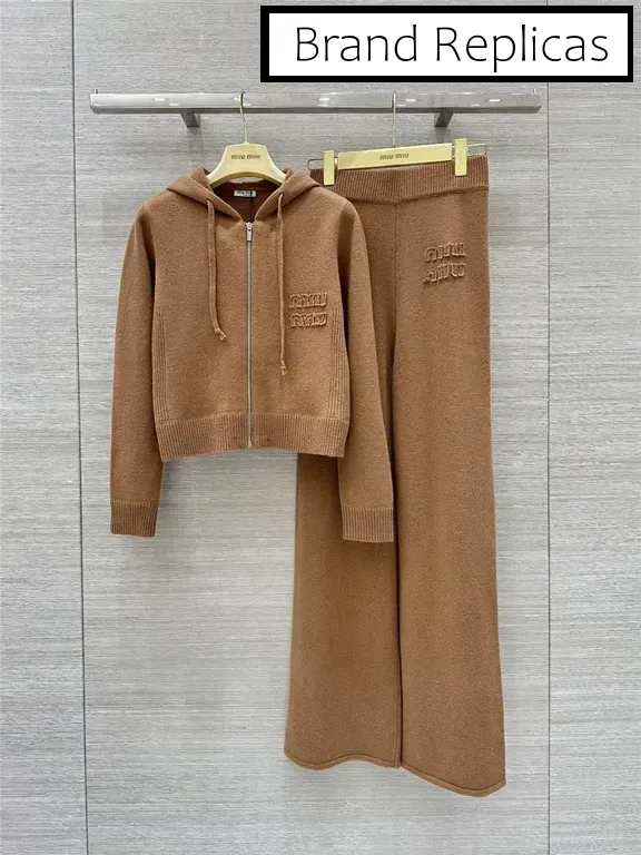 Miumiu Zipper Jacket + Pants Set